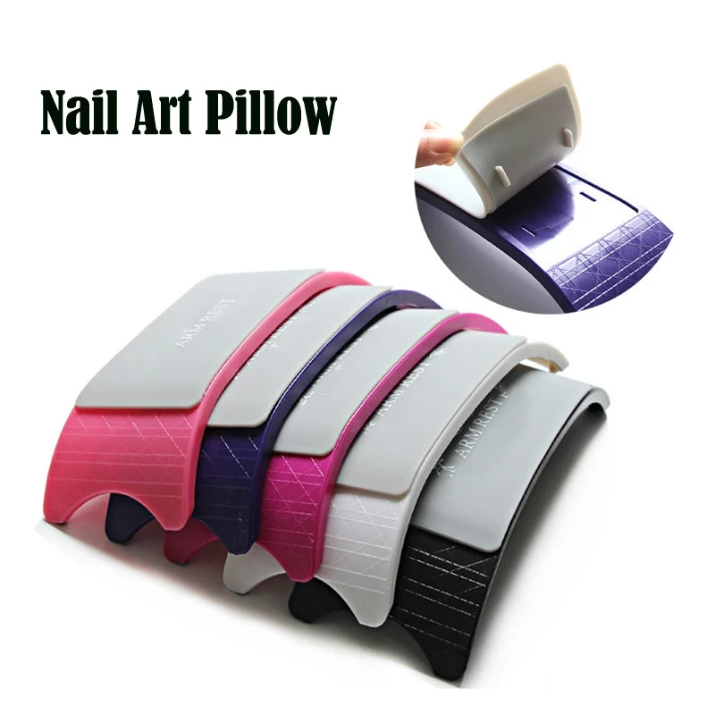 Nail Art Pillow Hand Holder Cushion Silicone & Plastic Cushion Nail Arm