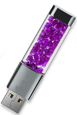Модный Usb флеш-накопитель с реальной емкостью 32 Гб 64 ГБ, Кристальный флеш-накопитель 16 ГБ, Usb флешка 8 ГБ, флешка, карта памяти, u-диск, флеш-накопитель - Цвет: USB 2.0