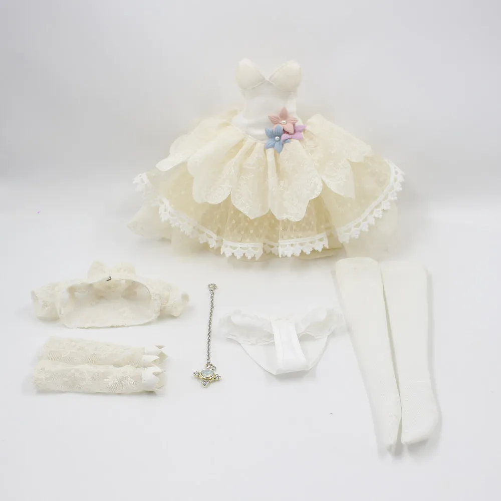 Фея мечты только для 1/4 bjd 45 см кукла сексуальный милый белый кружевной костюм одежда Высокое качество Blyth игрушка Подарки
