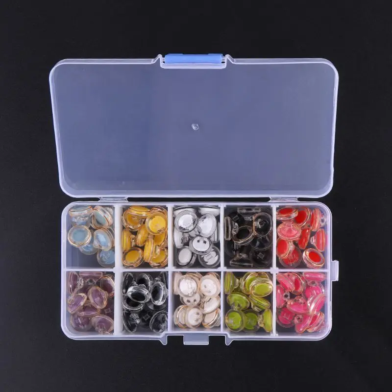 

100pcs Plastic Safety Eyes Button Sew On Bear Doll Animal Stuffed Plush Toys DIY Hand Sewing Accessories