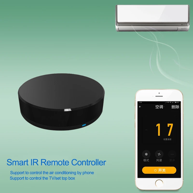 Smart WIFI+IR remote APP Controller for Infrared Aircondition/TV Universal Bridge work with Alexa /Google Home for smart home