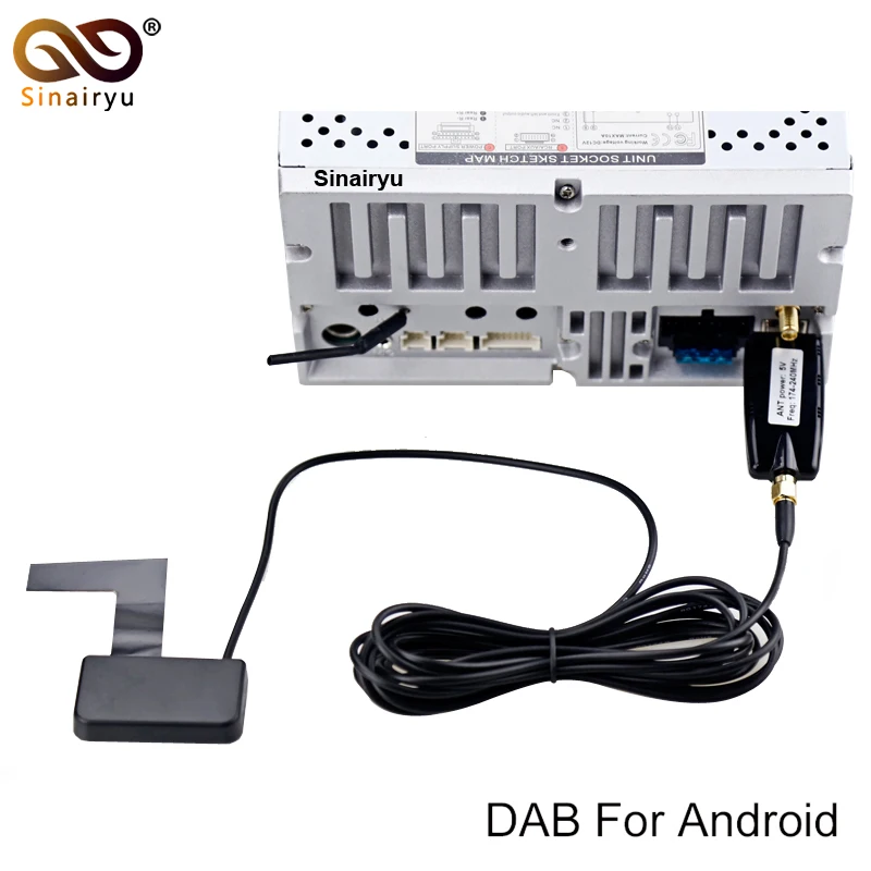 Автомобильный DVD DAB/DAB + usb донгл тюнер/коробка USB цифровой Аудио вещания приемник