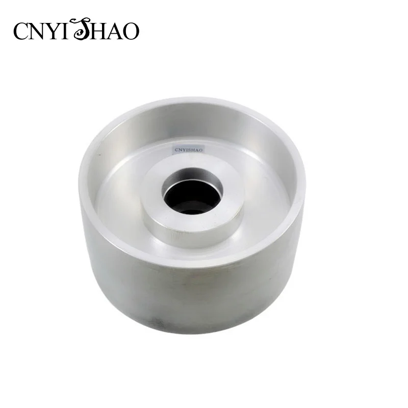 

CNYISHAO Aluminum Contact Wheel 185*95 mm Knife Polishing Wheel Belt Sander Sets for Wood grinding