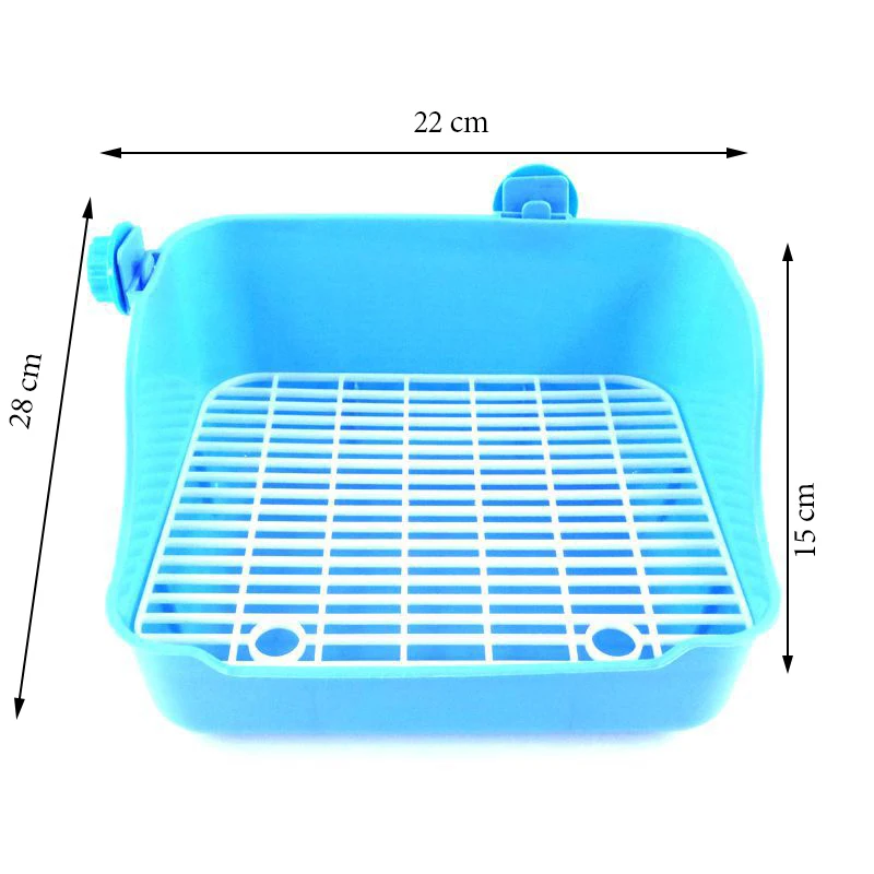 Ceny Zwierzęta królik świnka morska szynszyle toaleta plastikowa wielokolorowa królik czyszczenie królik toaleta projekt klamry małe akcesoria dla zwierząt