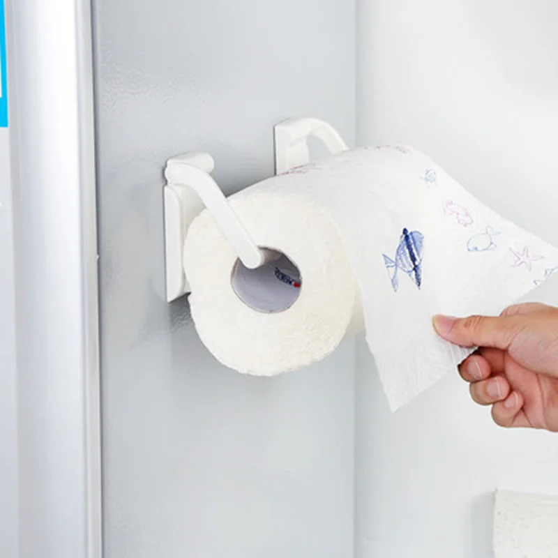 Многофункциональный настенный держатель для туалетной бумаги, кухонный бумажный ящик для хранения полотенец, пластиковый держатель для туалетной бумаги, аксессуары для ванной комнаты
