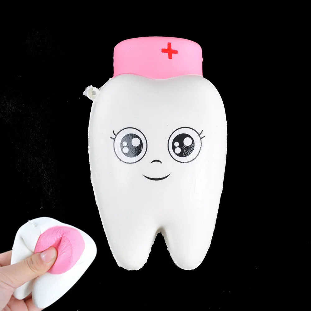 Новинка Мультяшные зубцы Doctor Jumbo kawaii мягкие медленно восстанавливающие форму