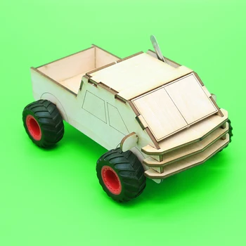 

DIY automatic obstacle avoidance car manual assembly model electric universal car experiment toy