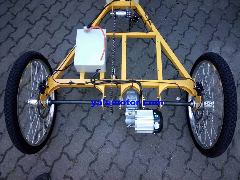 Excellent FXQ 350W 48V Electric Bicycle Vehicle Track Based Cart Engine Brushless BM1418HQF BLDC Differential Gear Motor for Ebike Kit 9