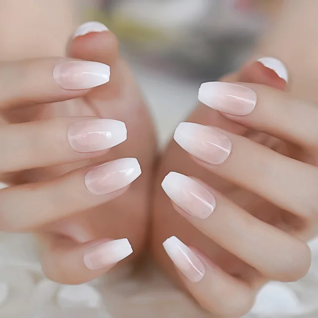 White Acrylic Nails Medium Length - They can be styled to suit any ...