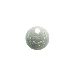 Мм 1 шт. 2,4-0,6 мм Свеча зажигания зазор измерения монета Тип Свеча зажигания измерительный инструмент