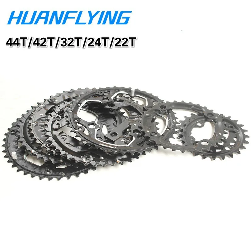

Bicycle ChainWheel Crankset Tooth Plate BCD104 22T 24T 32T 42T 44T Cycling Steel Ultralight Crank Chainwheel Accessories