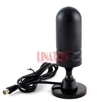 car or indoor high gain digital DVB-T CMMB magnetic base antenna IEC TV connector