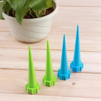 

4PCS Garden Cone Spike Watering Plant Flower Waterers Bottle Irrigation System Practical Plastic Garden Cone Watering Spike