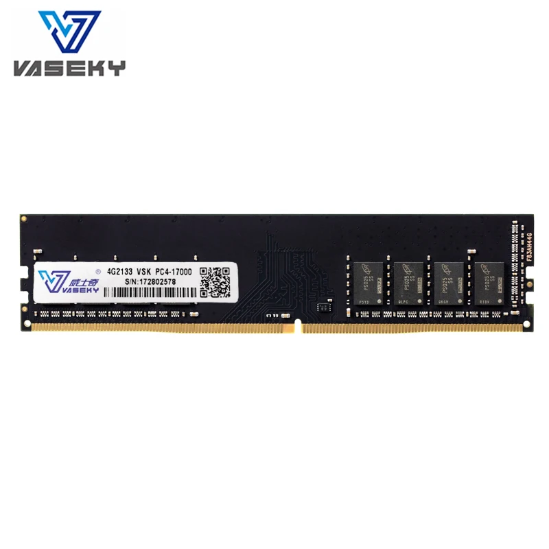 Vaseky 4 GB 8 GB 4G 8G 16 GB PC ذاكرة عشوائية Ram ميموريال وحدة الكمبيوتر سطح المكتب PC4 DDR4 2133 2400 2400 MHZ 2133 MHZ 2666 MHZ 16G RAM