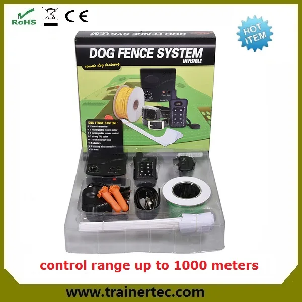 Safe Electric Pet Containment System including Adjustable Waterproof