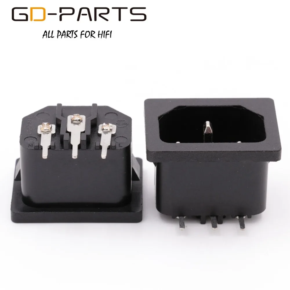 GD-PARTS печатная плата AC Разъем питания IEC320 C14 сетевой разъем питания переменного тока Электрический разъем питания AC250V 10A CCC CE TUV