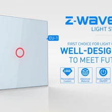 SmartYIBA Z-wave plus 1CH ЕС настенный выключатель света домашняя Автоматизация Z-Wave беспроводной умный пульт дистанционного управления выключатель света ВКЛ/ВЫКЛ