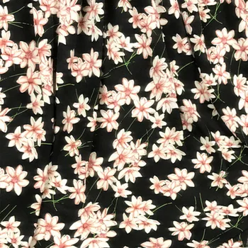 

Apparel Sewing Fabric Flower Chiffon Fabric Polyester Material DIY Summer Dress Blouse Shirt Skirt Clothing Making Cloth Tissue