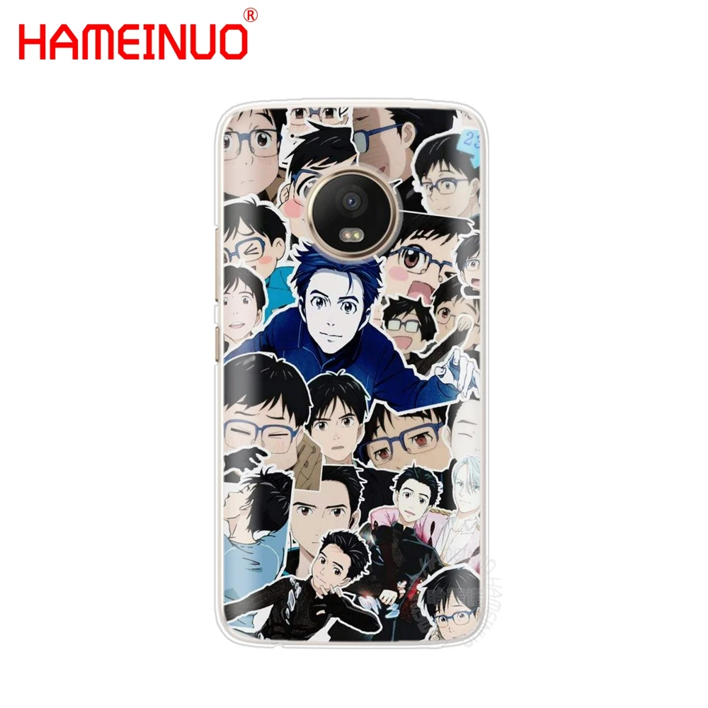 HAMEINUO yuri on ice history maker чехол для телефона Motorola Moto X4 E4 C G6 G5 G5S G4 Z2 Z3 PLAY PLUS|Бамперы| |