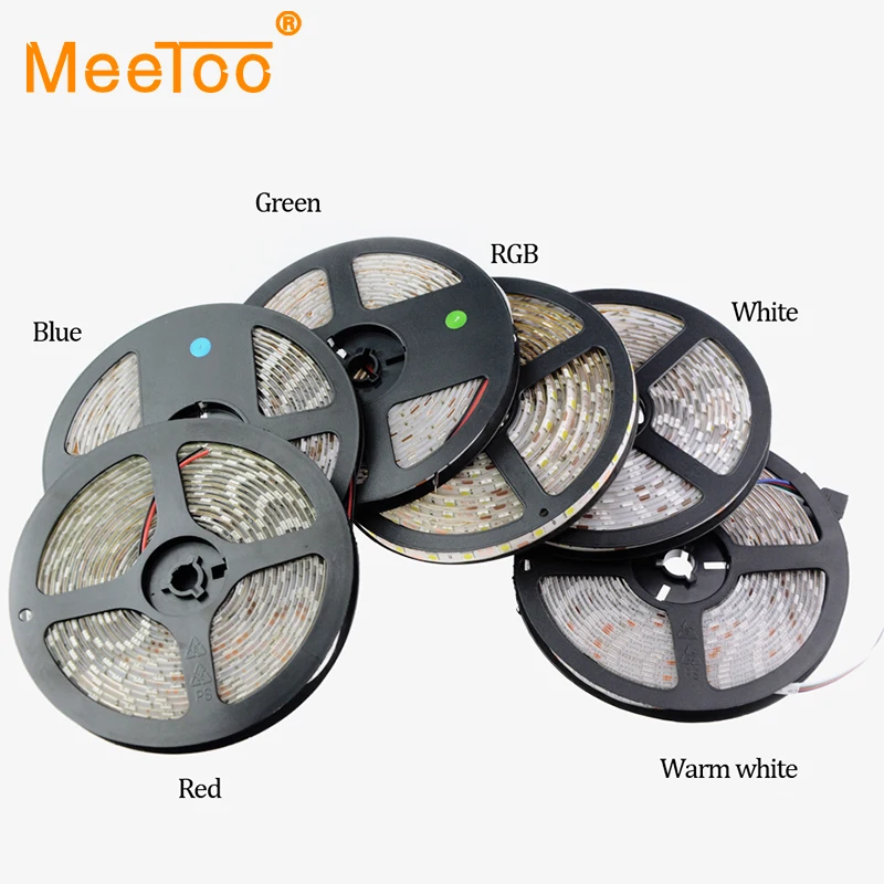 

5M / Roll DC12V IP20 IP65 Waterproof RGB LED Strip Flexible Lights SMD 5050 Led Fita 300LED Lampada LED Light Tape Ribbon Lamp