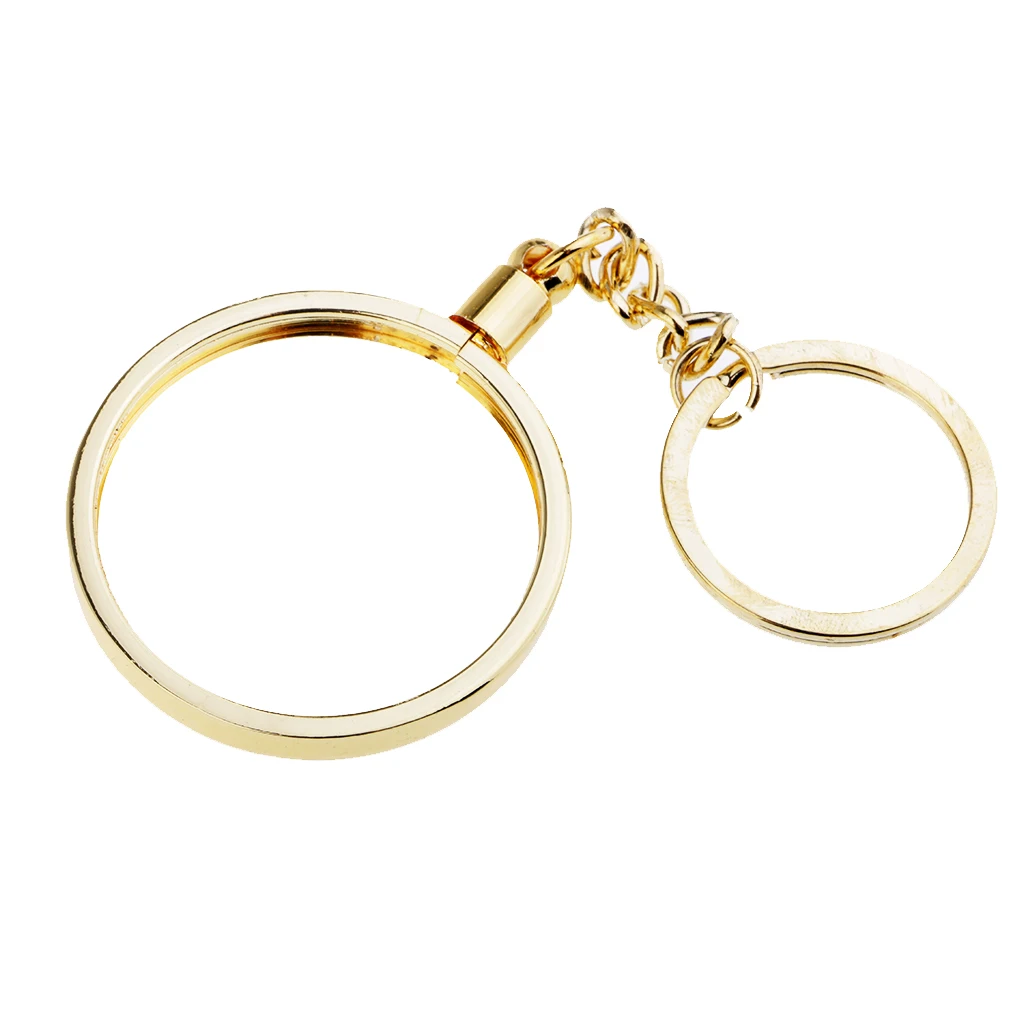 Antique Souvenir Coin Keychains Pendant Key Chain Keychain Commemorative Coin Key Ring Women Men Fans Gift  40mm