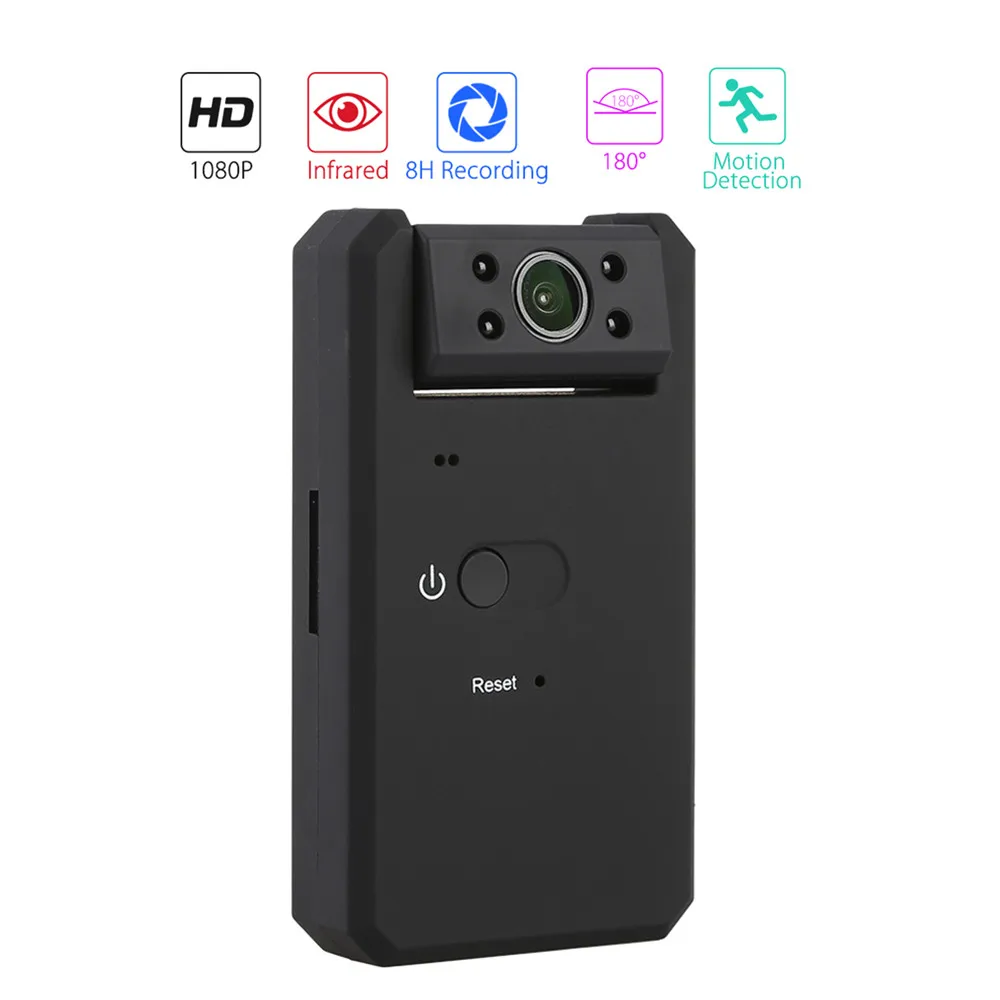 

BOBLOV MD90 Mini DV Camara black 1080P Infrared Night Vision Mini Camcorder with 180 degree Rotation Motion Micro Camera