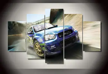 

UnFramed Printed Racing car picture Painting wall art room decor print poster picture canvas Free shipping Painting