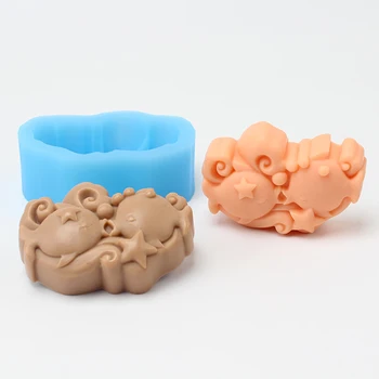 

Gemini Silicone Soap Mold for Natural 3D 12 Constellations Themes Craft Resin Mould