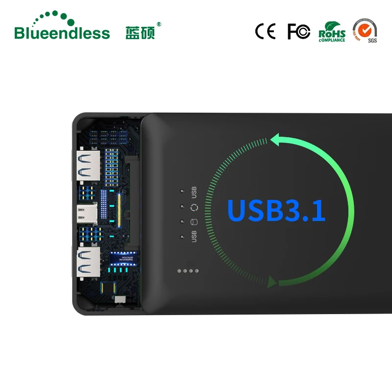  160G/250G/320G/500G/1 TB/2 TB disco duro externo 1 tb hdd 25 Sata a USB 20 HDD con 4000 mAh banco d