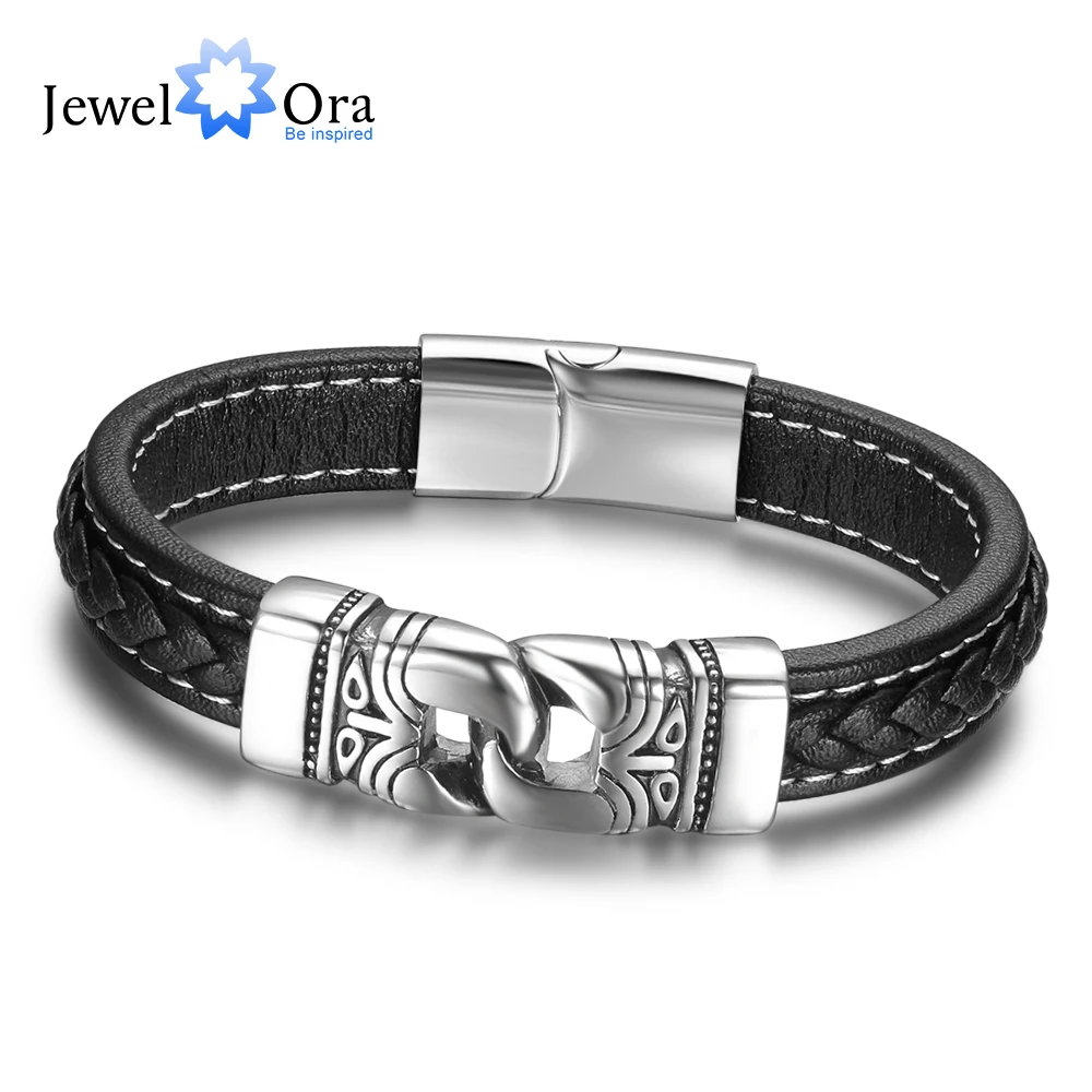 Мужской браслет из натуральной кожи 21 5 см|bracelets for|leather braceletleather bracelets for men |