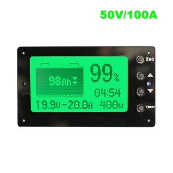 

TF03 Large Screen 50V 100A Coulometer Battery Tester Remaining Capacity Coulomb Meter Indicator Display