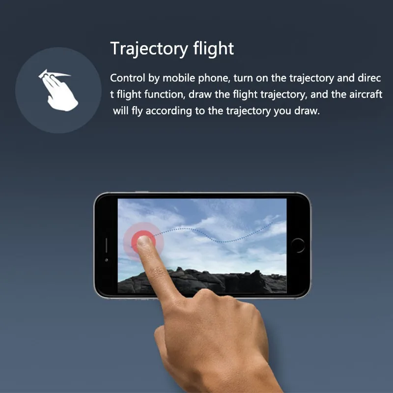 2018 new aerial photography HD RC drone square smart rc helicopter can carry vr glasses experience fpv flight