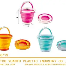 Универсальный пластиковый ПП+ силикон 7L складной bukcet сумка-мешок-1 шт