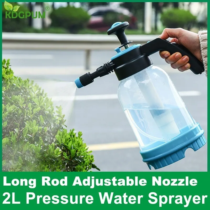 Gardening Pressure Water Spray Bottle Portable Garden Irrigation Plant Flower Watering Can Pump Pressure Sprayer Cleaning Tools