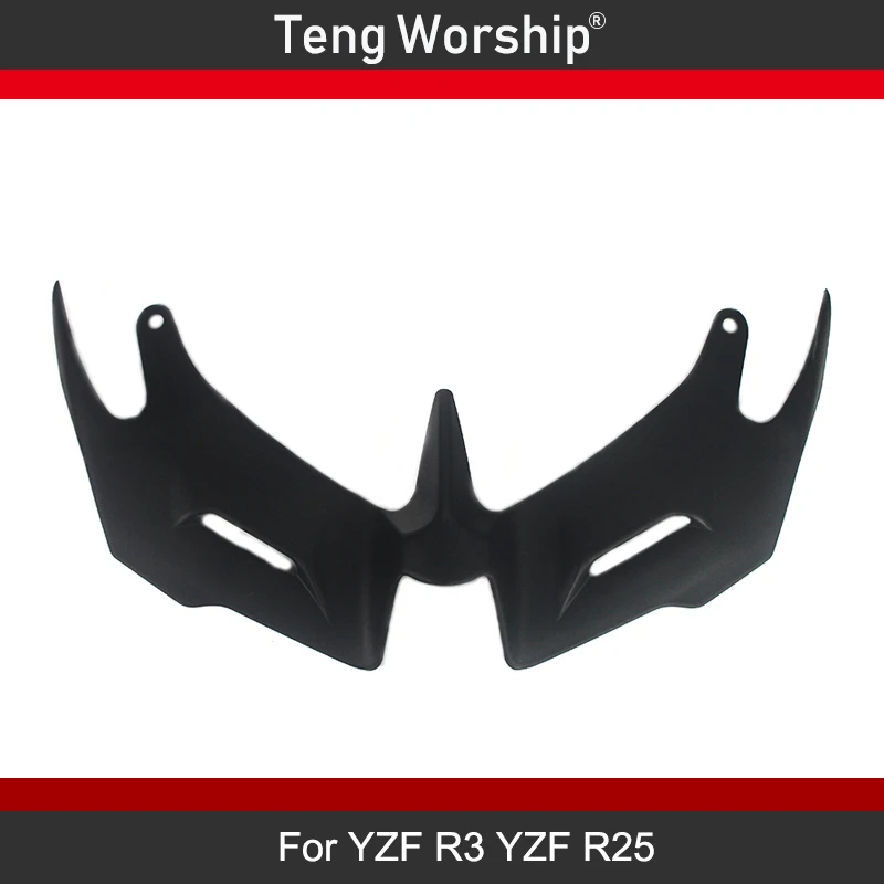 

FOR YAMAHA YZF-R3 YZF-R25 2014-2019 Motorcycle Front Fairing Aerodynamic Winglets ABS Plastic Cover Protection Guards