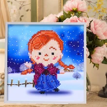 Lovely Style 3D Puzzle DIY Children Handmade Resin Material Puzzle Girl Learning & Education Girl Jigsaw Toys 20*20cm T010