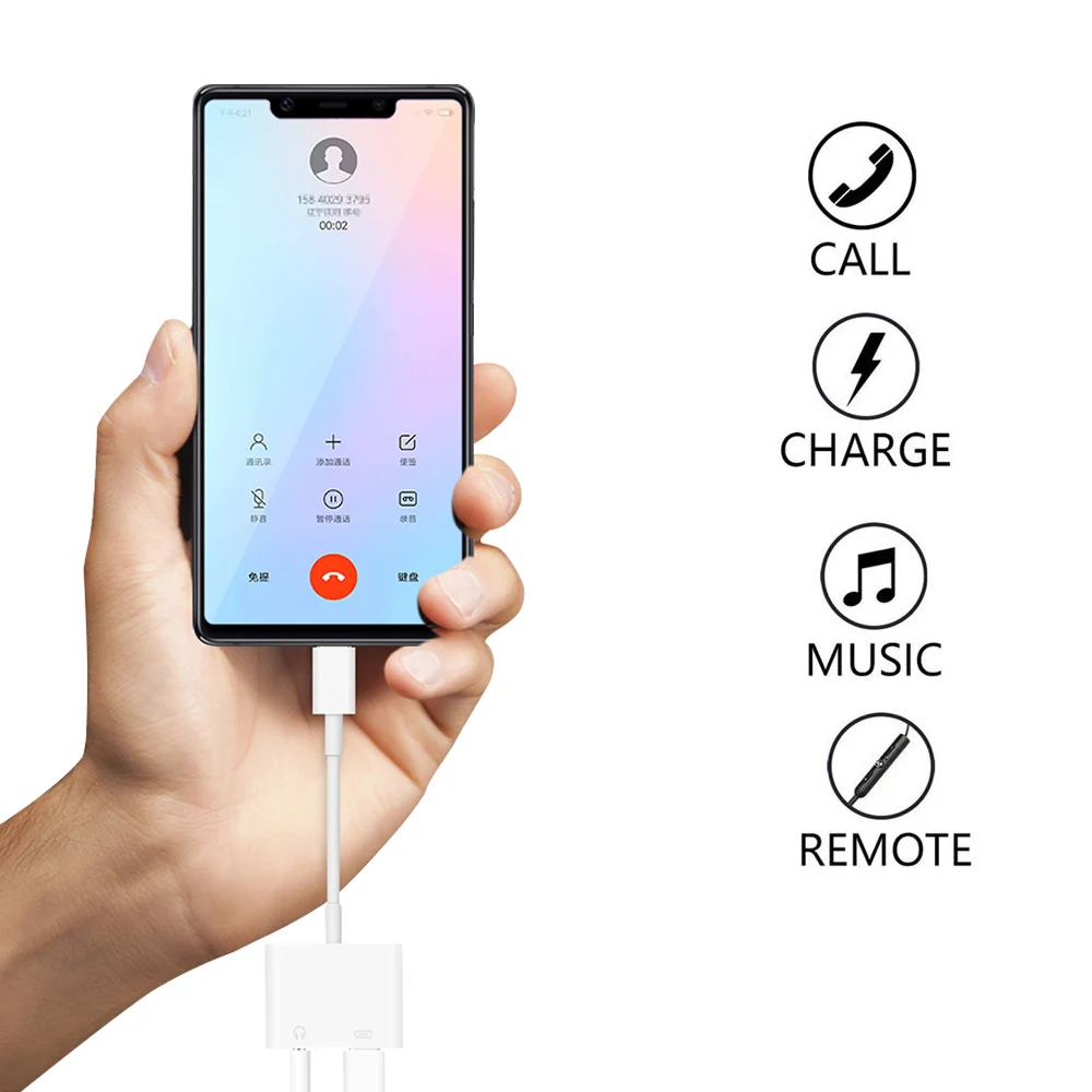 Адаптер для наушников PORTEFEUILLE Type C Hdmi адаптер Huawei Mate 10 Pro 2 в 1 двойной разъем типа 3 5
