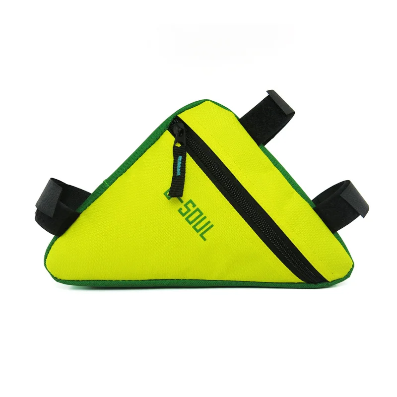 Велосипедная сумка треугольная велосипедная сумка передняя Труба каркасная сумка велосипедная сумка треугольная сумка седельная сумка Водонепроницаемая Корзина Аксессуары для велосипеда - Цвет: Цвет: желтый