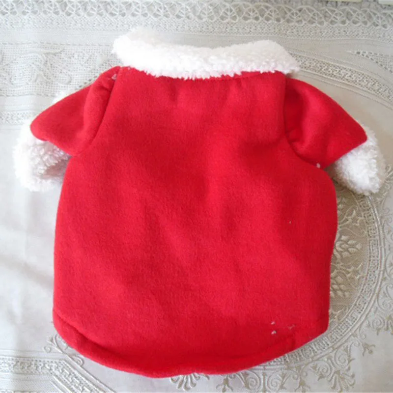 Рождественский костюм для домашних животных, собачий костюм с капюшоном, пальто Санта Клауса, толстовки для маленьких собак, кошек, забавный щенок, одежда для рождественской вечеринки, лучший Pr