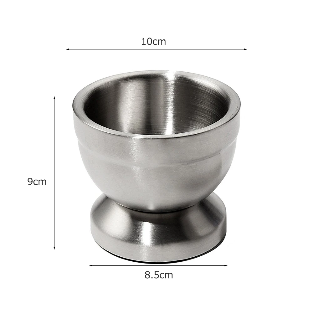 304 Stainless Steel mortar and pestle for kitchen herbs spices garlic cooking medicine
