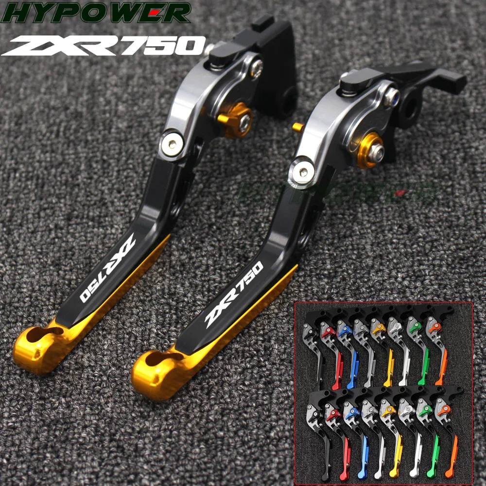 

For Kawasaki ZXR750 ZXR 750 1989-1995 Motorcycle Brake Levers adjustable Folding Bike extensible CNC Clutch Levers