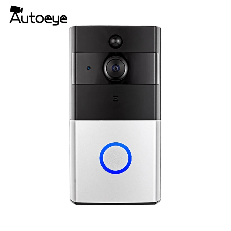 

Autoeye Wireless WiFi Video Doorbell 720P Doorbell Camera Night Vision Two-way Audio Battery Operation DoorCam