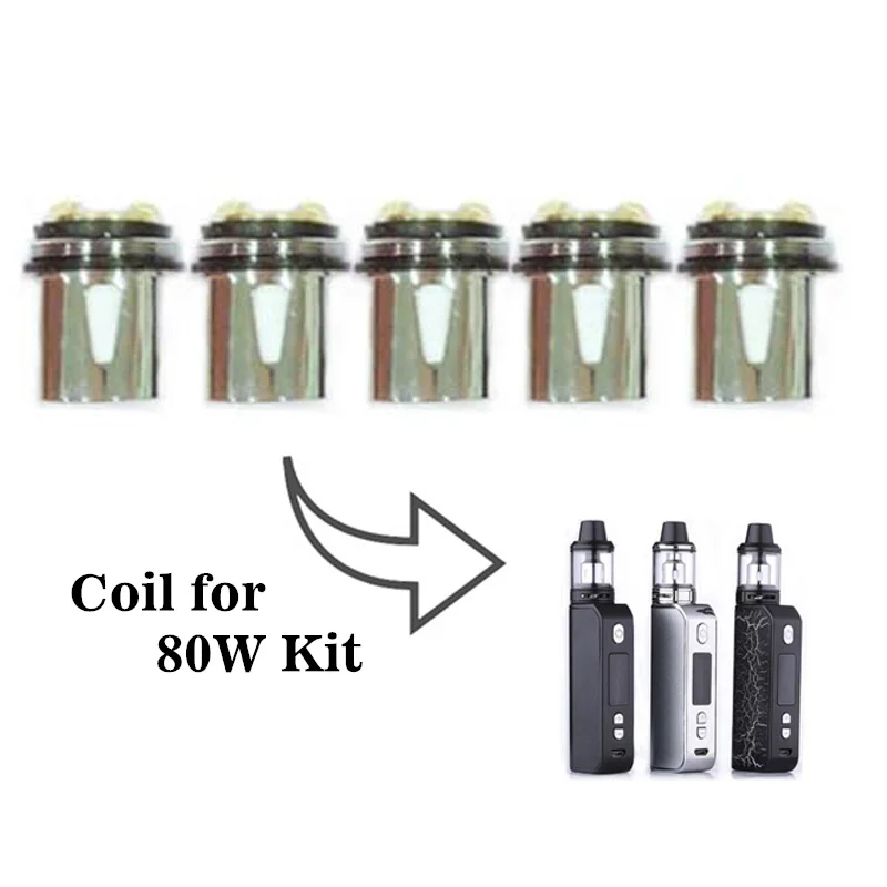 Replacement coil for Original 80W liquid vape coil core vaporizer 2.0ml