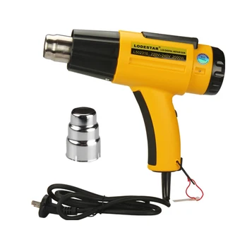 

2000w 220v Eu Industrial Electric Hot Air Gun Thermoregulator Heat Guns Lcd Display Shrink Wrapping Thermal Power Tool