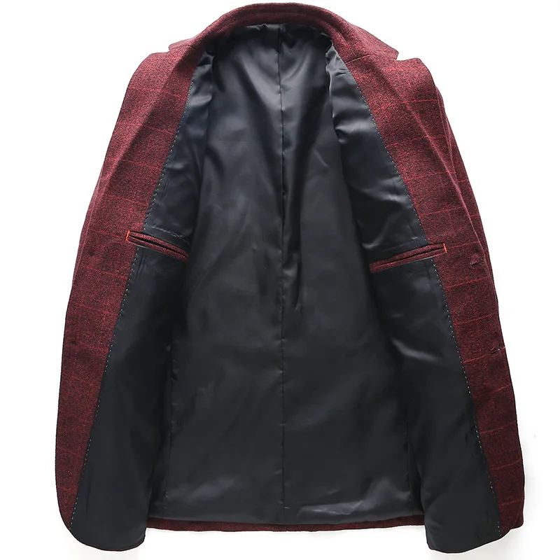 Men'S Suit High Quality Men'S Business Casual Single-Breasted Suits Men'S Simple Fashion Trend Wild Single West