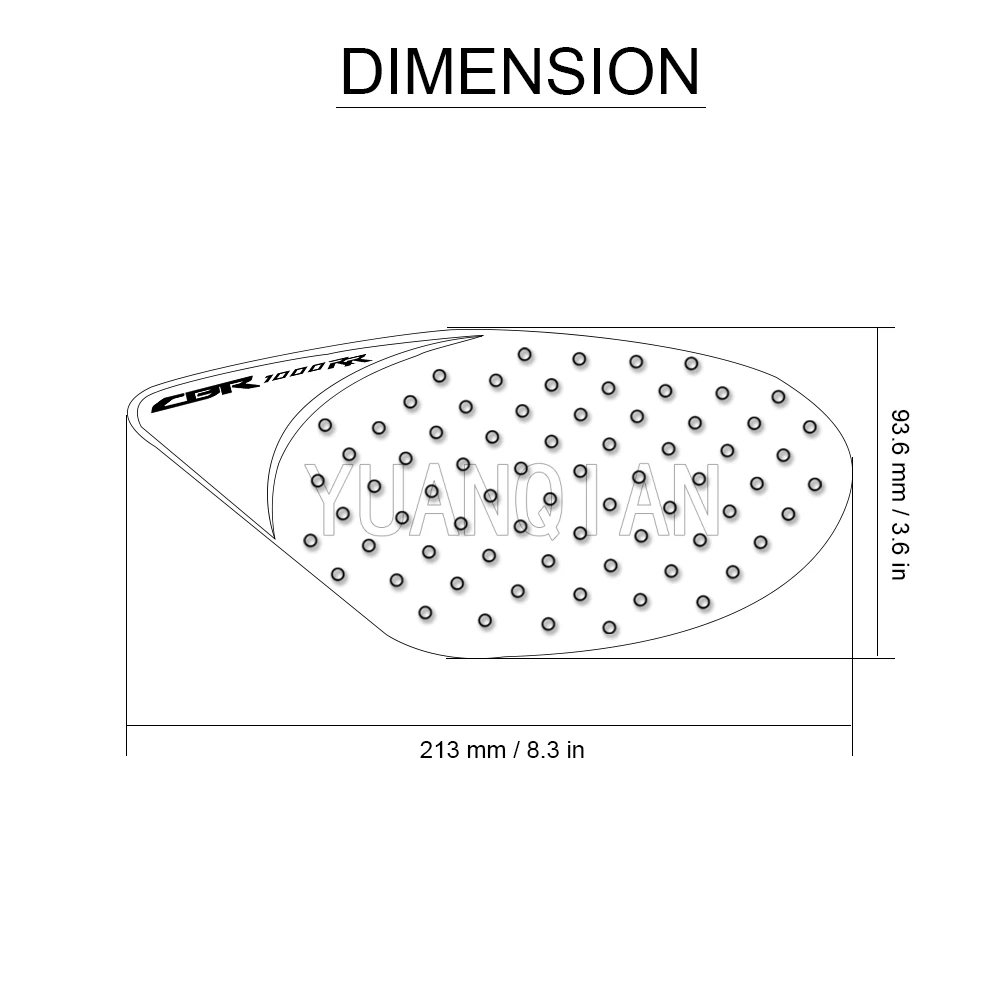 Мотоцикл Танк Pad протектор Наклейка газа Колено сцепление тяги Pad Сторона для Honda CBR1000RR CBR 1000 RR 2008-2011 2012
