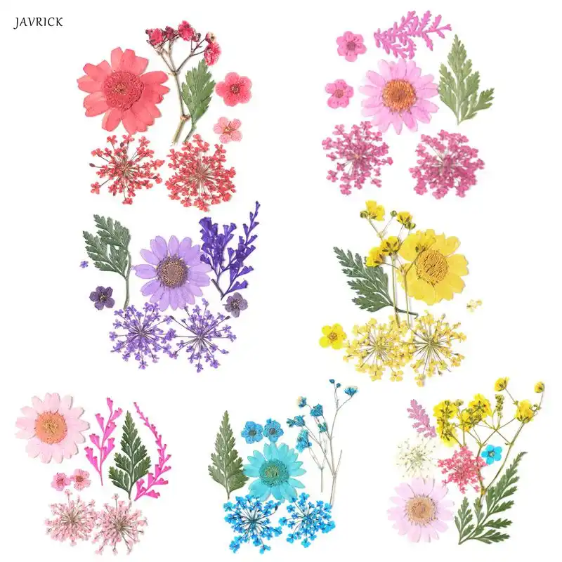 Dried Flowers Leaf Uv Resin Decoration Flower Dry Beauty Nail Art Decals Epoxy Mold Diy Filling Jewelry Jewelry Findings Components Aliexpress