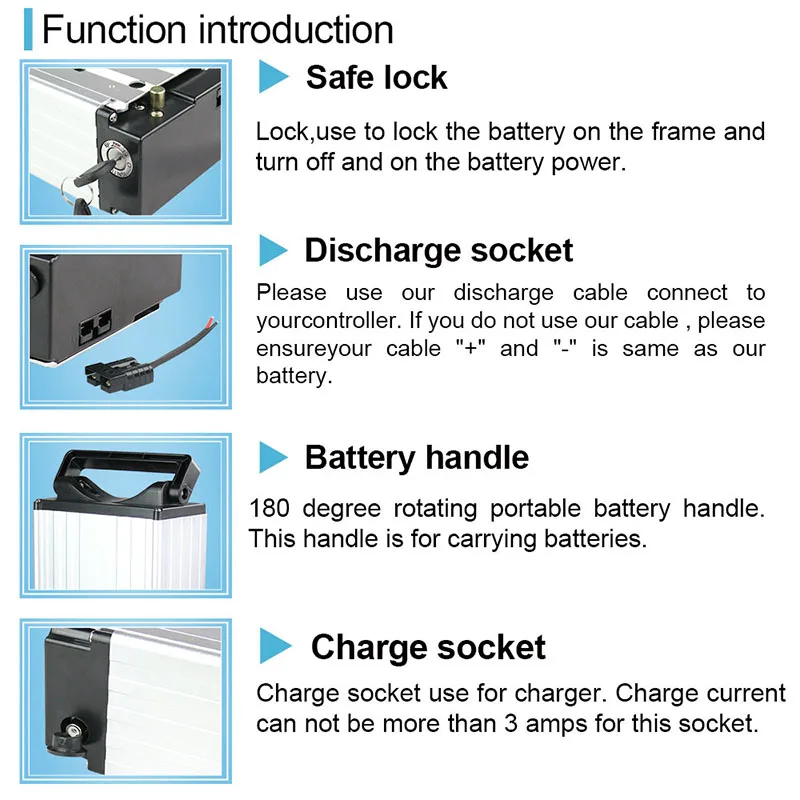 Excellent UPP 60V 1200W Rear Rack Bicycle Battery 60V 17.5Ah Lithium Battery for Electric Bikes 1200W 1000W 750W 6 Excellent UPP 60V 1200W Rear Rack Bicycle Battery 60V 17.5Ah Lithium Battery for Electric Bikes 1200W 1000W 750W 6