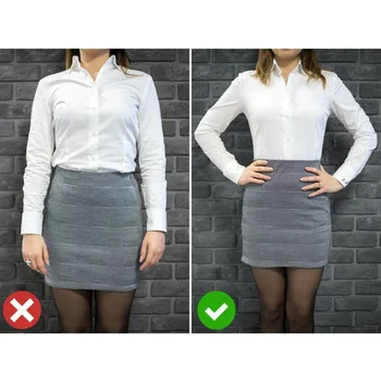 

Universe MAN WOMAN Adjustable Shirt Stay Belt Durable Non-slip Wrinkle-Proof Shirt Holder Straps Locking Belt