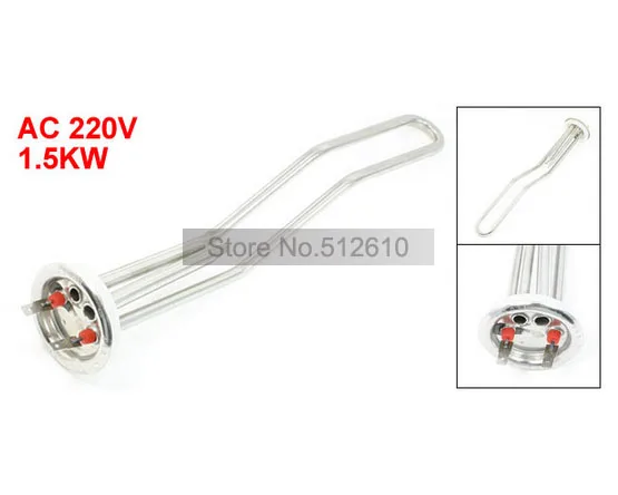 

Top Quality AC 220V 1500W Gradient Electric Heating Tube Water Heater Element Head